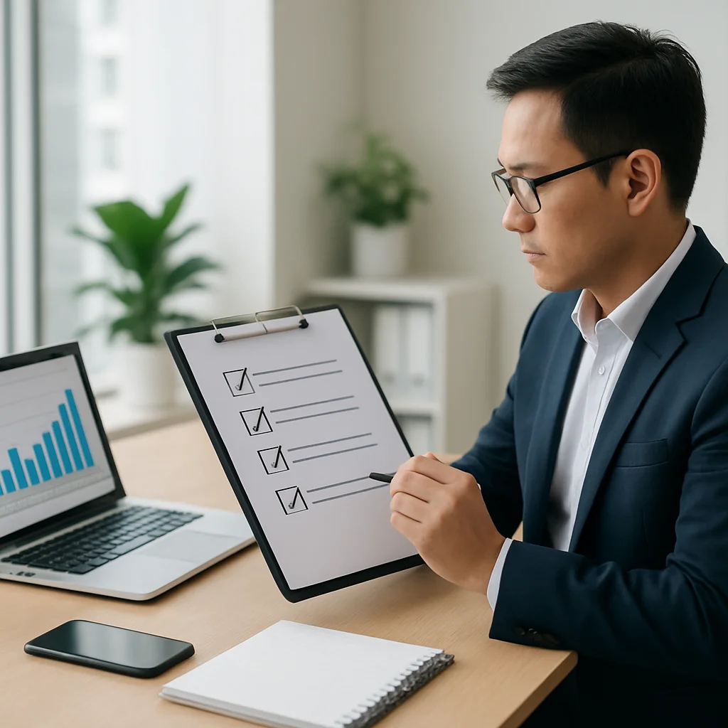 ERP implementation checklist with tasks and milestones for cloud ERP project planning